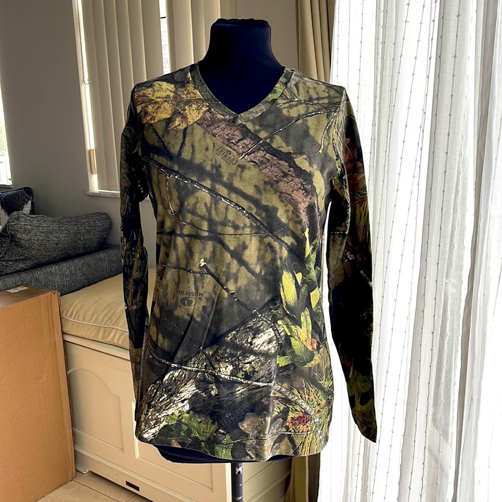 Mossy Oak brand camouflage long sleeve t-shirt S